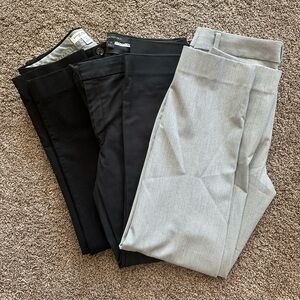 3 pairs of banana republic dress pants